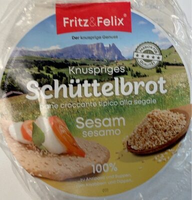 Pane croccante alla segale con sesamo