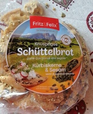 pane croccante alla segale con semi di zucca e sesamo