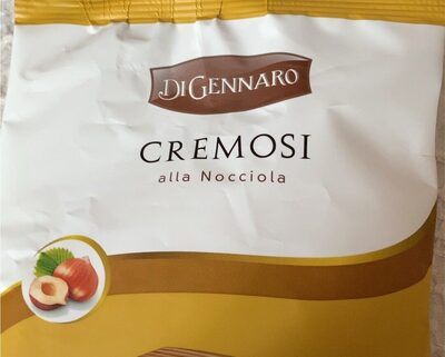 Cremosi alla nocciola front packaging