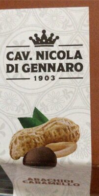 Arachidi tostate ricoperte di cioccolato