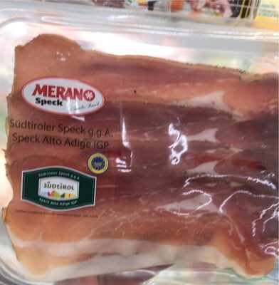 Sudtiroler speck front packaging