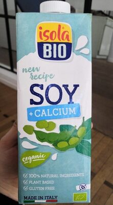 Boisson biologique à base de soja avec calcium