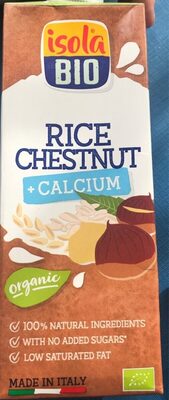 Bebida vegetal arroz y castaña