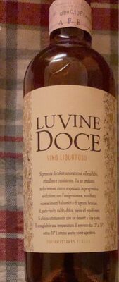 Luvine doce front packaging