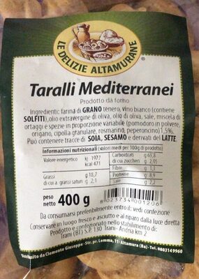 Taralli mediterranei