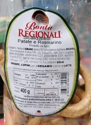 Scaldatelli patate e rosmarino