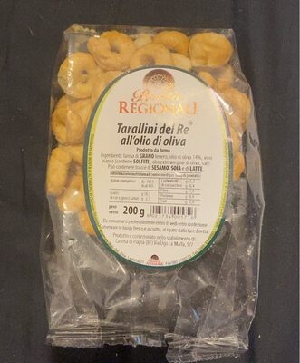 Tarallini del re all olio d’oliva