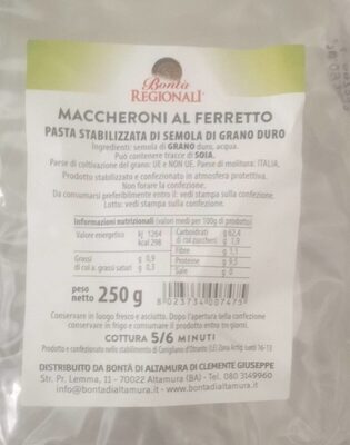 Maccheroni al ferretto