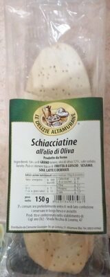 Schiacciatine all'olio di oliva