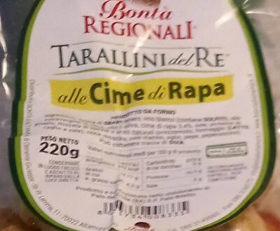 Taralli del Re alle cime di rapa