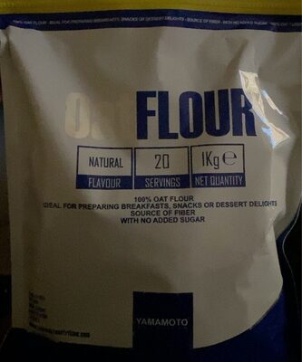 Oat flour front packaging
