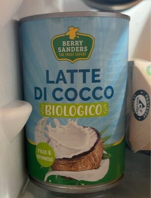 Latte di cocco biologico front packaging