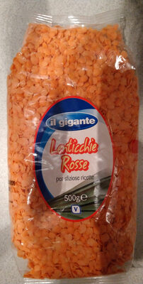 lenticchie rosse front packaging