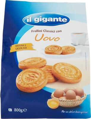 Frollini classici con uovo