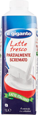 Latte fresco parzialmente scremato