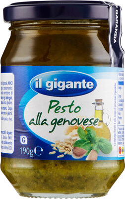 Pesto alla genovese front packaging