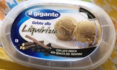 Gelato alla liquirizia front packaging
