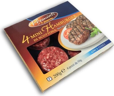 Mini hamburge il gigante premiati bovino adulto scottona