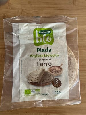 Piada Sfogliata Biologica Con Farina Di Farro