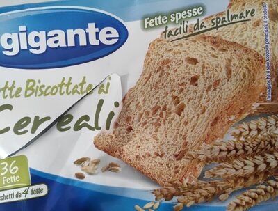 Fette biscottate cereali
