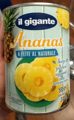 Ananas a Fette al Naturale