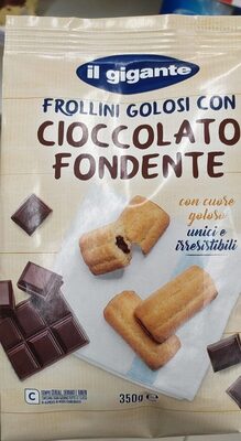 Frollini golosi con cioccolato fondente