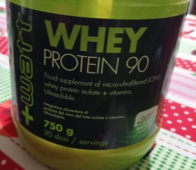 Whey protein 90 front packaging
