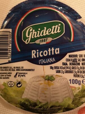 Ricotta ghidetti