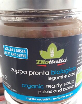 Zuppa pronta bio legumi e orzo