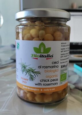 Ceci al rosmarino biologici