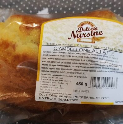 Ciambellone al latte