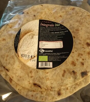 La piadina integrale bio