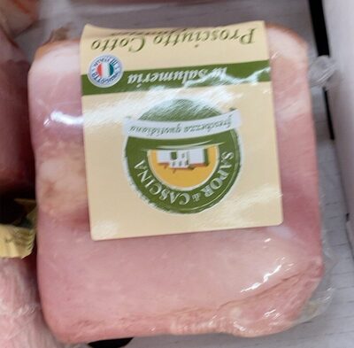 Prosciutto cotto front packaging