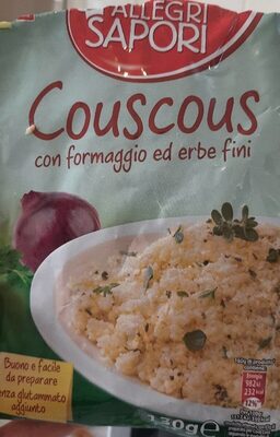 Cous cous con formaggio ed erbe fini
