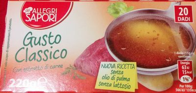 Gusto classico con estratto di carne