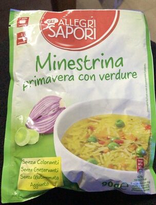 Minestrina primavera con verdure