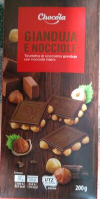 Gianduia e nocciole front packaging