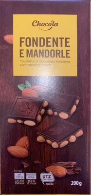 Cioccolato fondente e mandorle