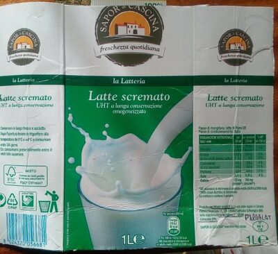 Latte scremato UHT