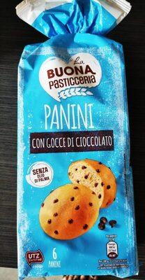Panini con gocce di cioccolato