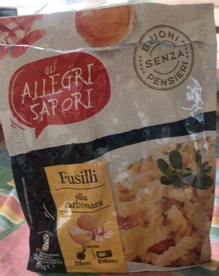 Fusilli alla carbonara