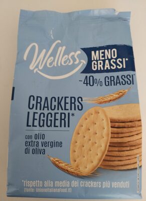 Crackers leggeri front packaging