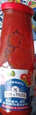 Sugo di pomodoro basilico e cipolla front packaging