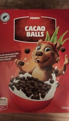 Cacao Balls front packaging