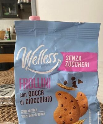 Frollini con gocce di gioccolato