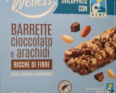 welless barrette cioccolato e arachidi
