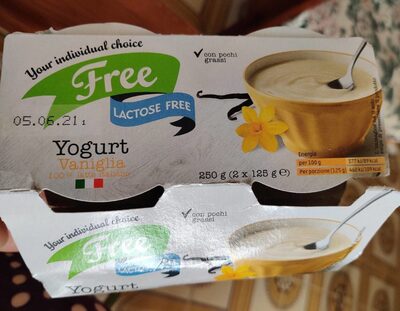 Yogurt vaniglia Free