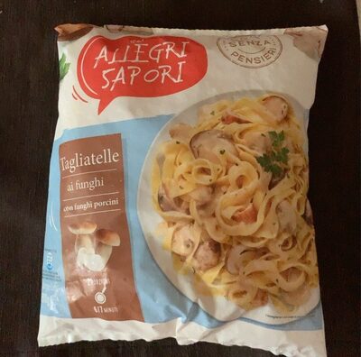 tagliatelle ai funghi front packaging