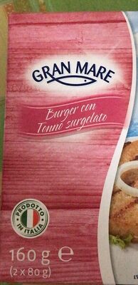 Burger con tonno front packaging