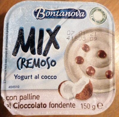 Mix cremoso front packaging